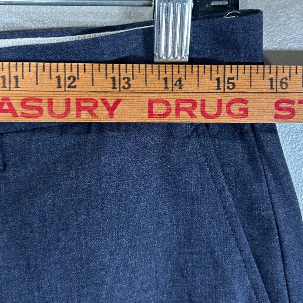 J.Crew Thompson Tapered Pants Mens 30x32 Dark Blue Heathered Cotton Trousers